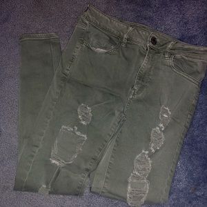 American Eagle army green pants